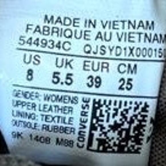 Converse All Star -CT Dainty Hi Top -Sneakers -Dark Green -Women's - 8 - 544934C - Picture 10 of 10